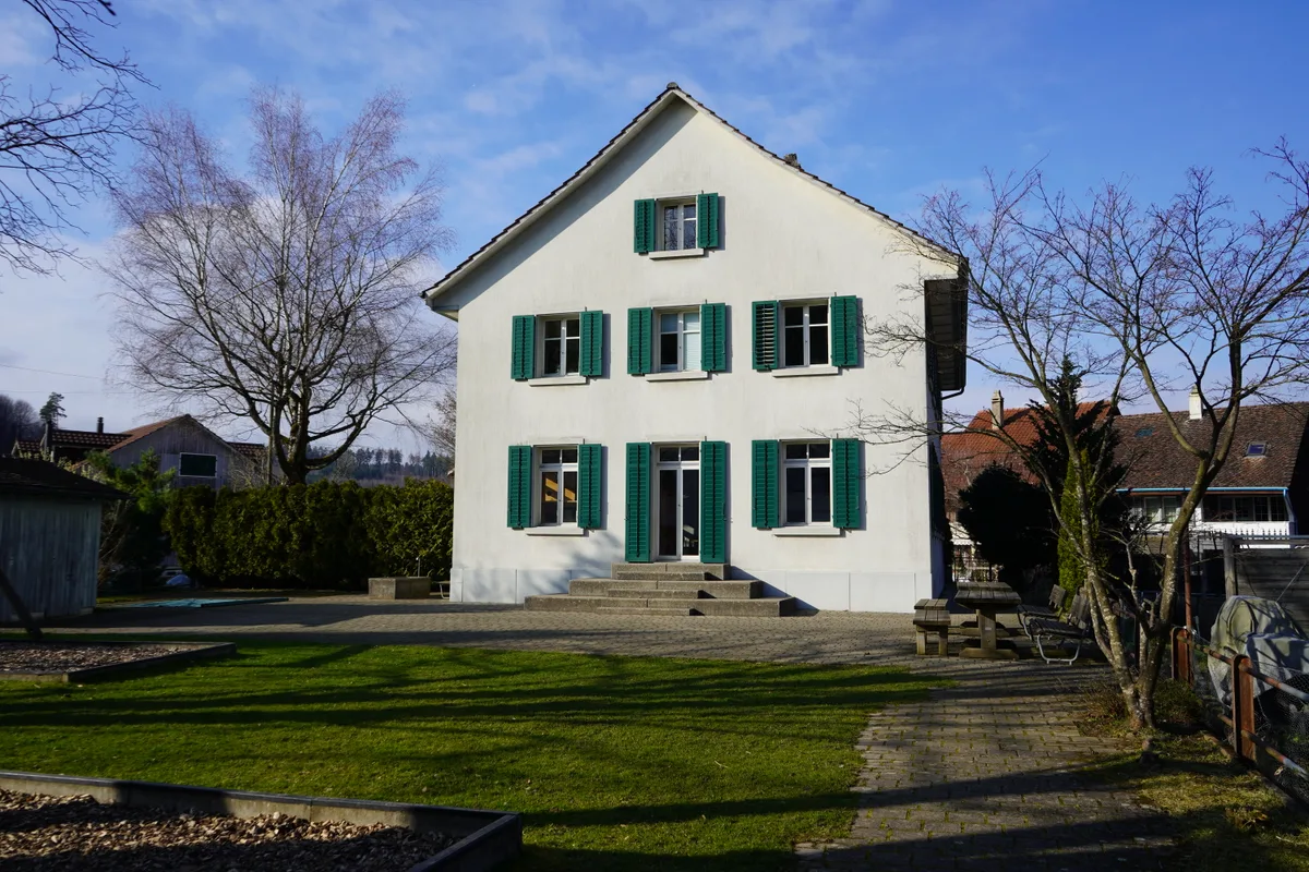 Aussenansicht des Kindergartens an der Burggasse.